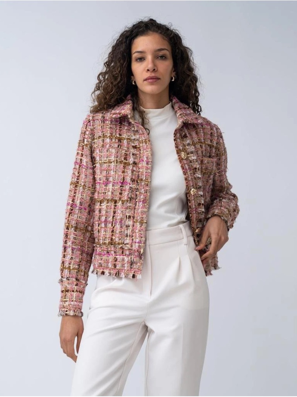 Adrienne Landau Tweed Jacket